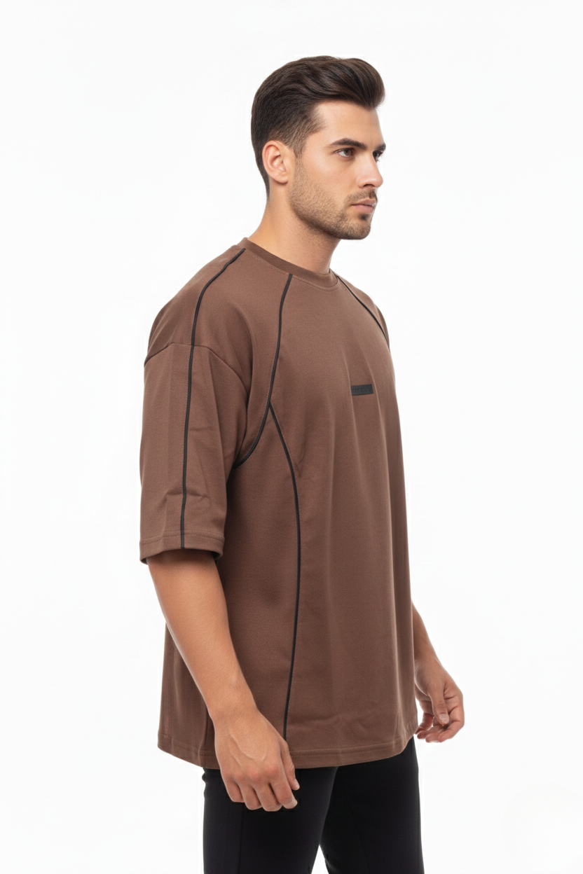 THE LINEAR PANEL OVERSIZED TEE
