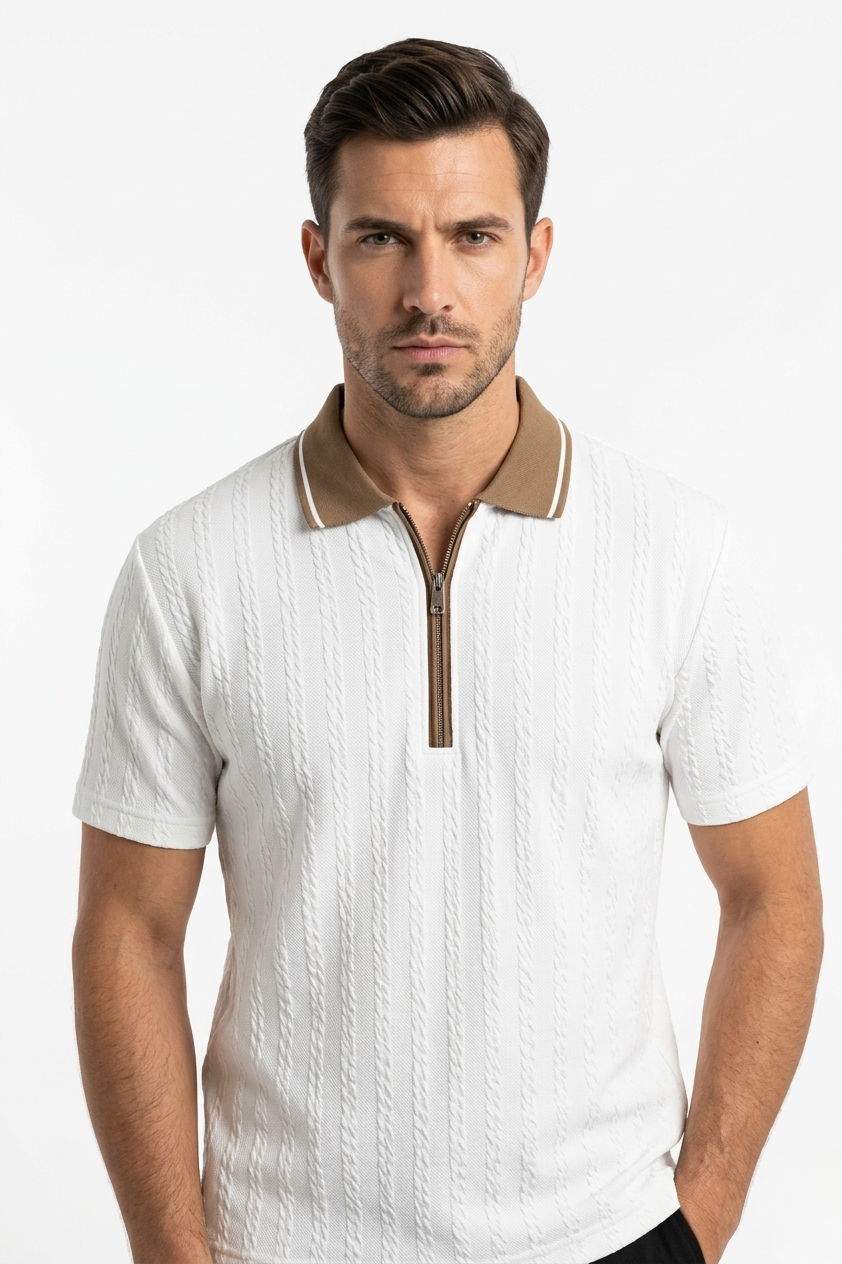 HORIZON ZIP OVERSIZED TEE
