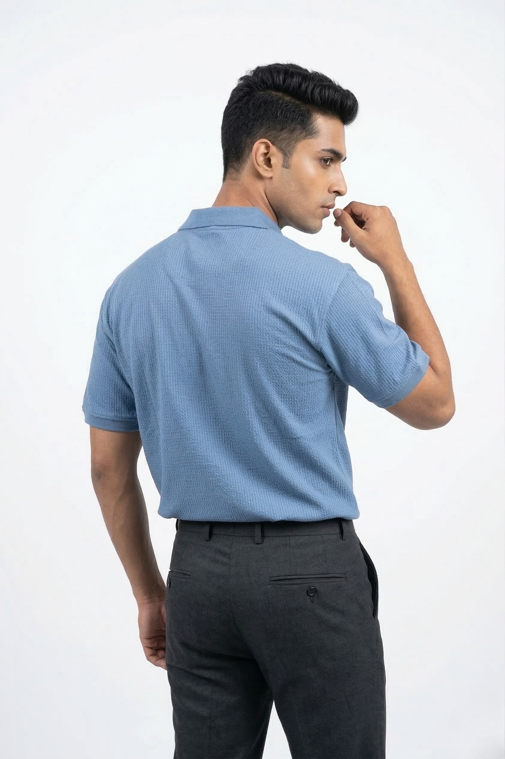 CLASSIC KNIT POLO T-SHIRT