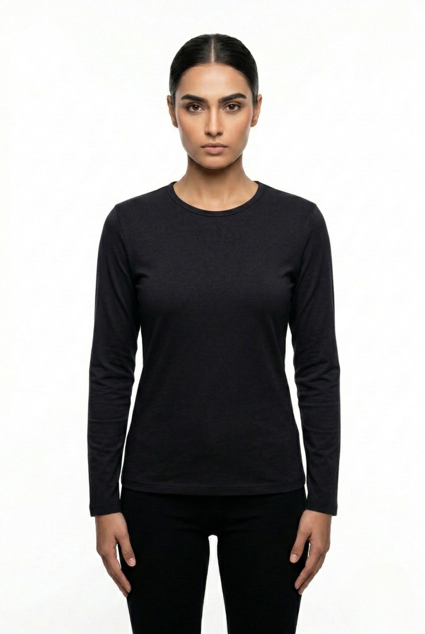 SCOOP CREW NECK FULL SLEEVE TOP