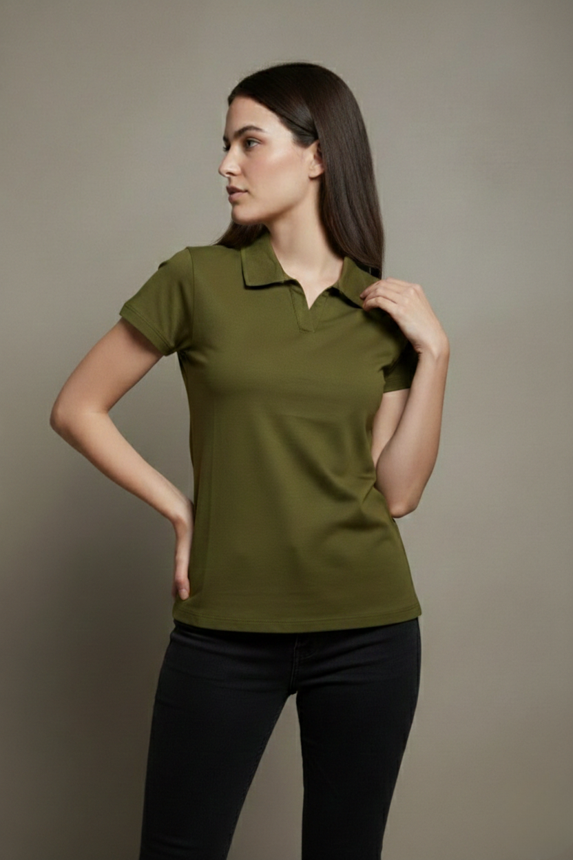 PLAIN AUTHENTIC POLO T-SHIRT