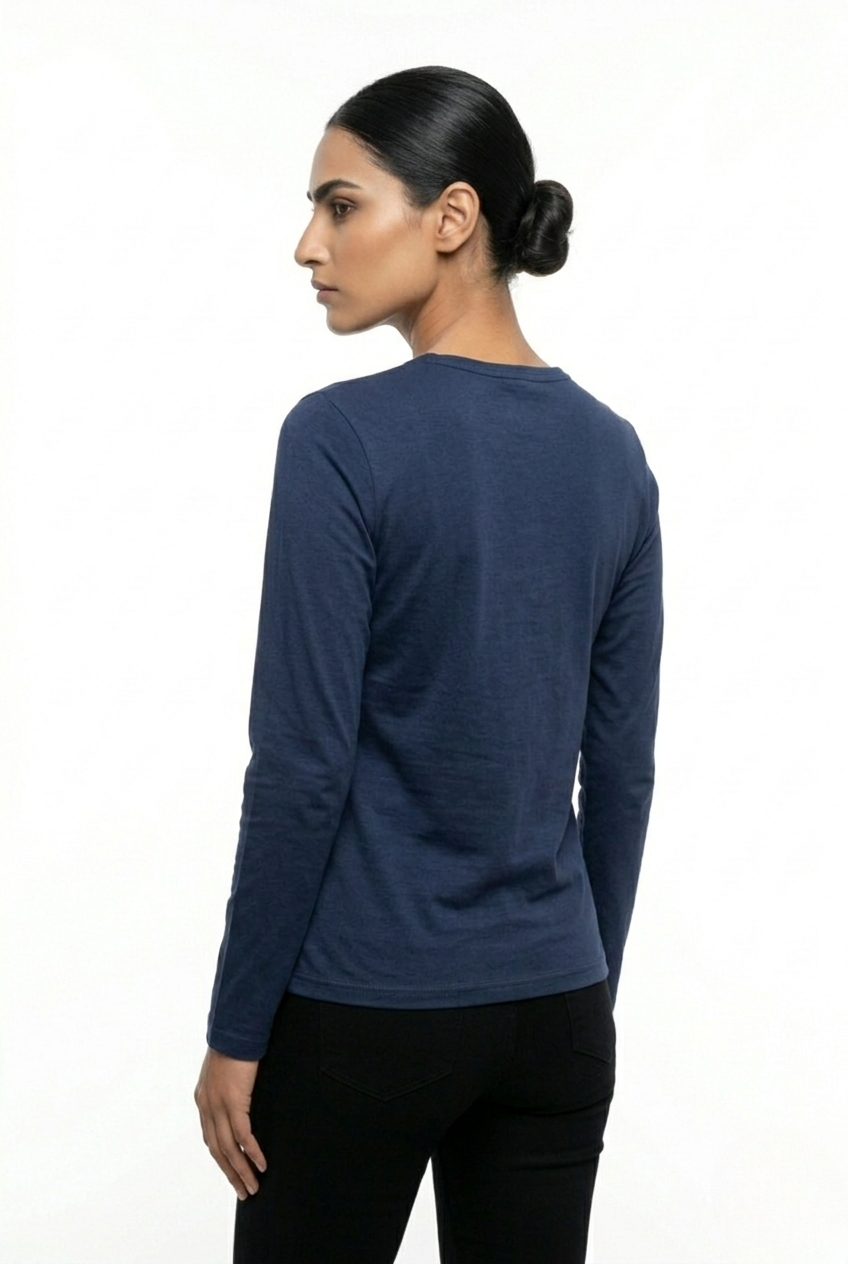 SCOOP CREW NECK FULL SLEEVE TOP