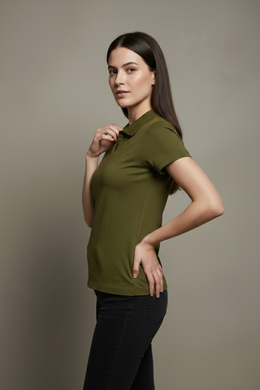 PLAIN AUTHENTIC POLO T-SHIRT