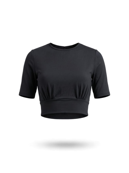 NOIR CURVE CROP TOP
